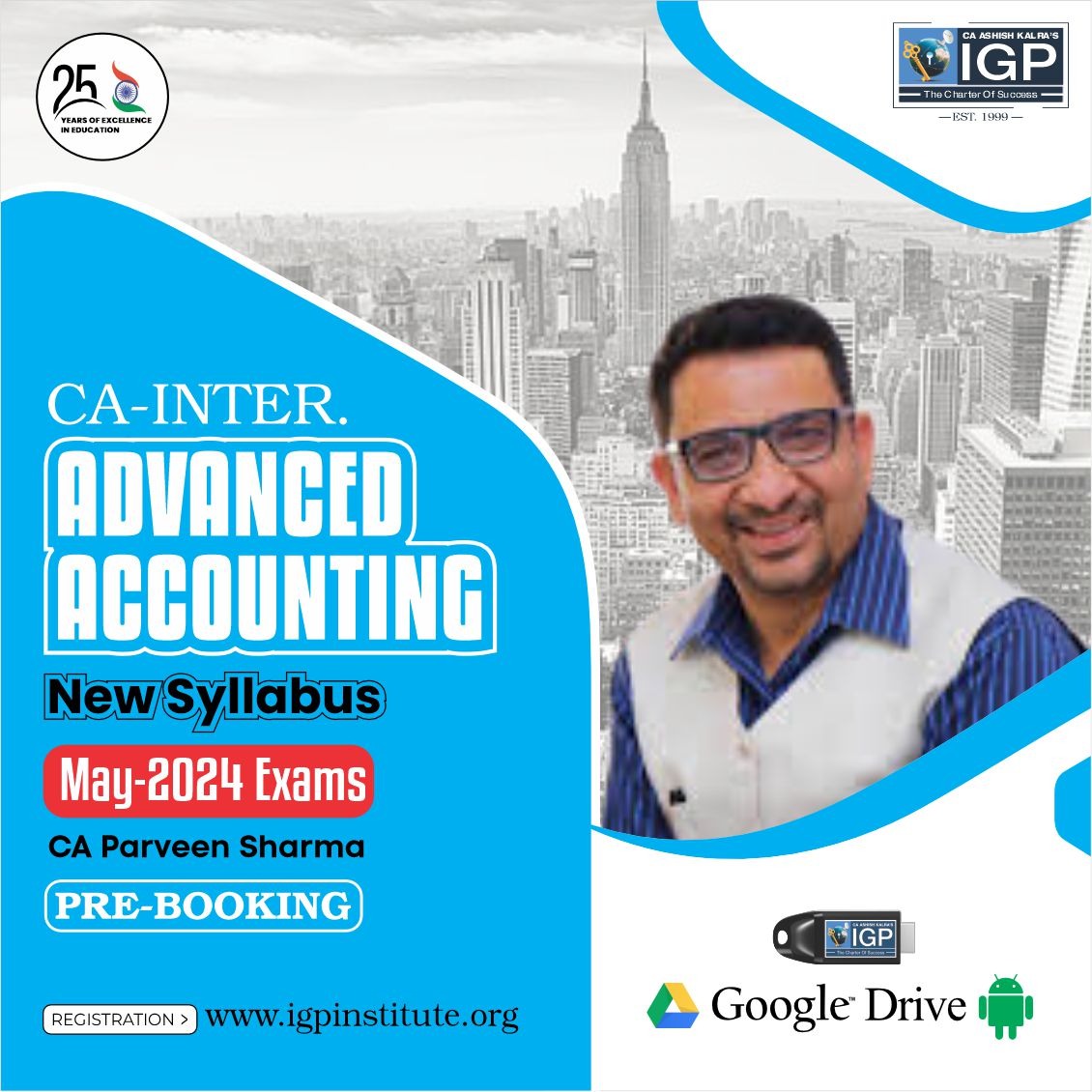 CA Inter Advanced Accounting New Syllabus May 24 Exam-CA-INTER-Advanced Accounting- CA Parveen Sharma